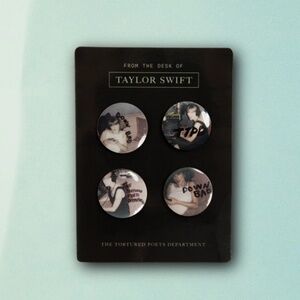 Taylor Swift The Tortured Poets Department Pin Set - NEW